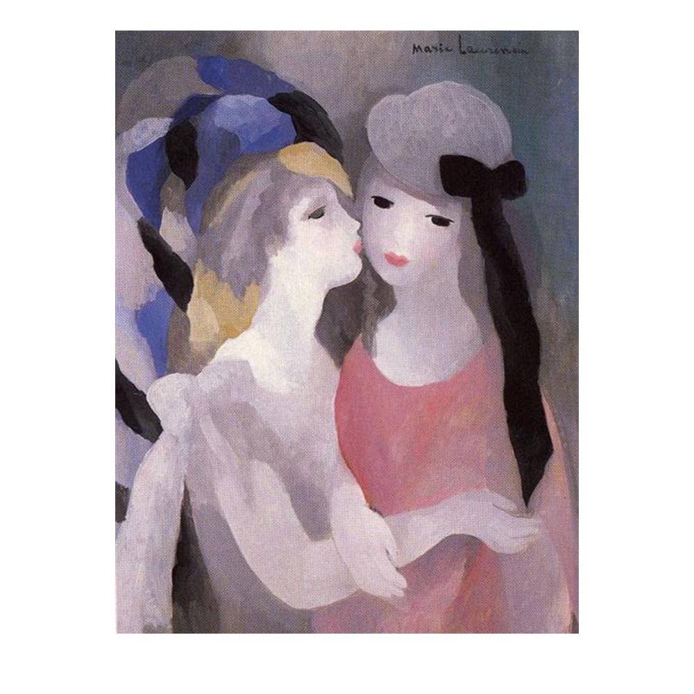 マリーローランサン　複製画　 母と子 　絵画　インテリア Amazon.co.jp: ポスター マリー ローランサン 母と子 額装品